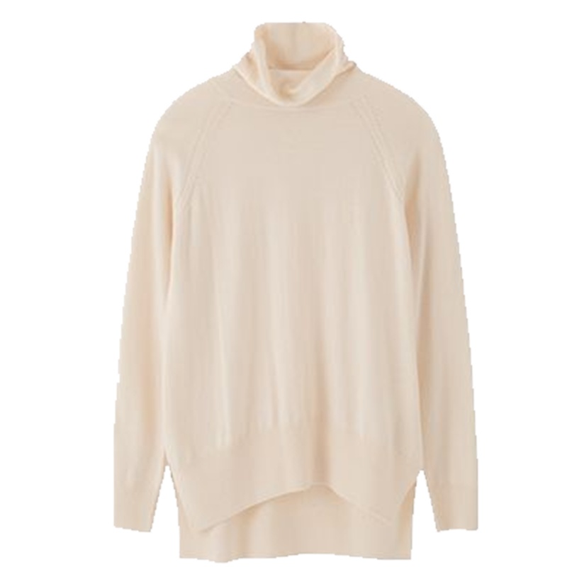 【热卖】拉夏贝尔冬季新款时尚宽松堆堆领显瘦内搭韩版百搭针织衫女10017370