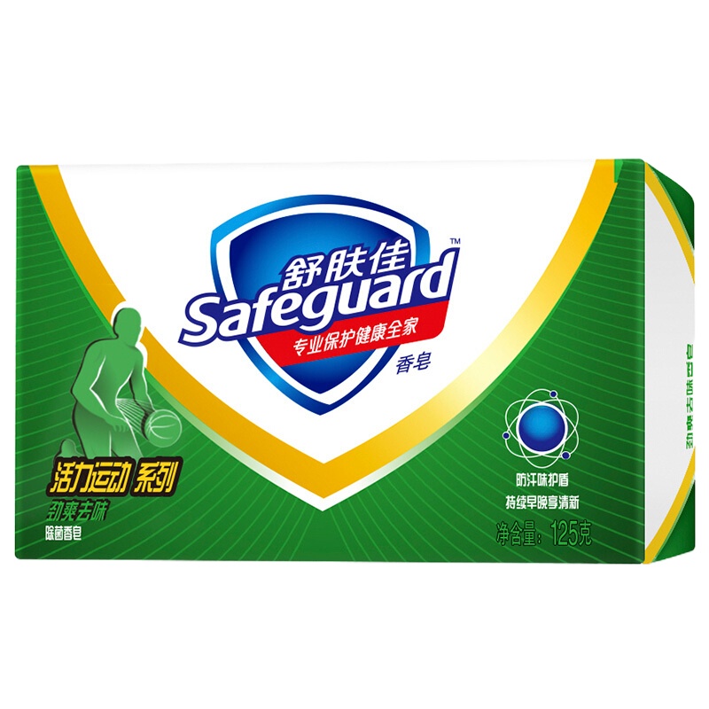 舒肤佳活力运动 劲爽去味香皂 125克