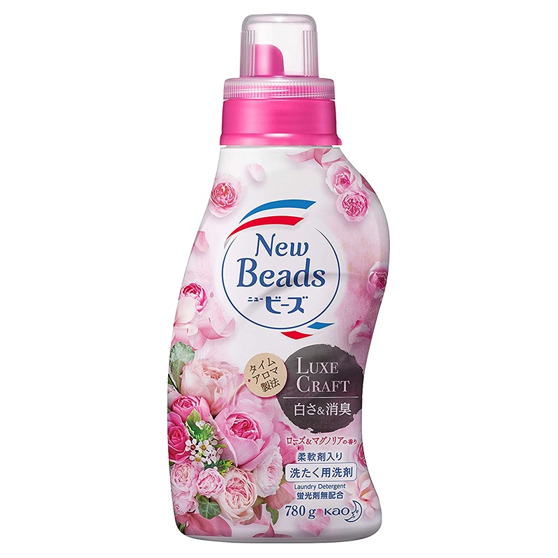 [石原里美爱用]花王(KAO) 日本进口 玫瑰公主花香柔软洗衣液 780g