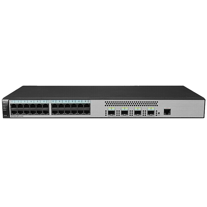 华为(HUAWEI)S5720S-28P-LI-AC 24口全千兆企业级弱三层以太网络核心交换机 4个千兆光口 S570