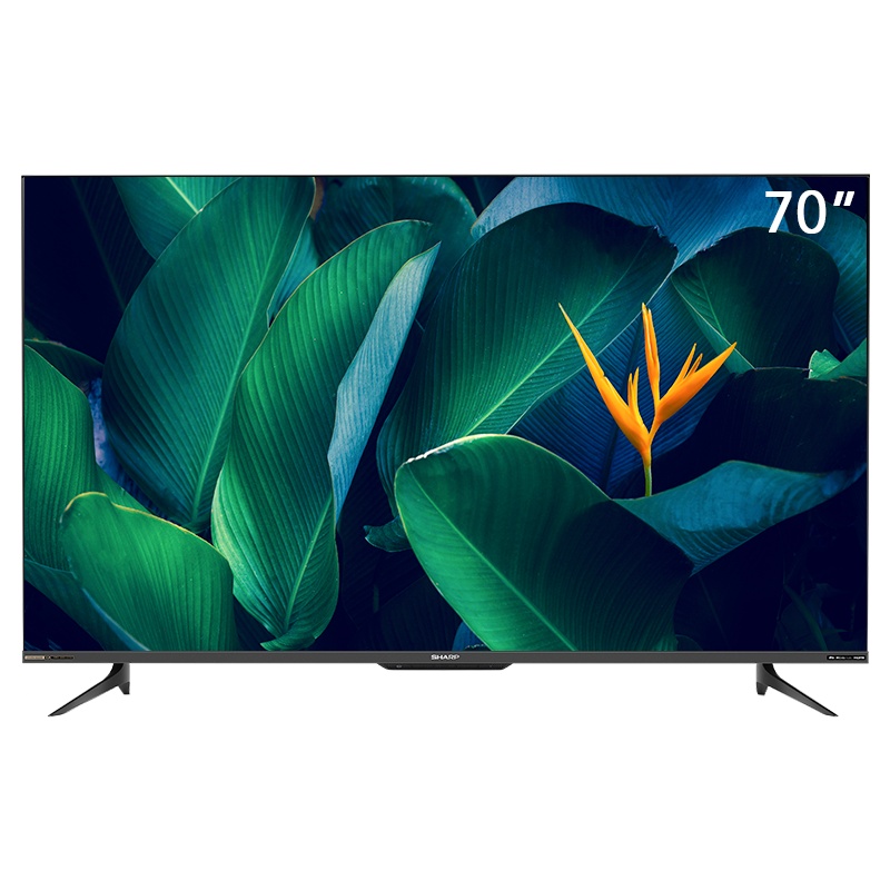 夏普(SHARP)4T-C70D7DA 70英寸4K高清智能全面屏平板液晶电视机