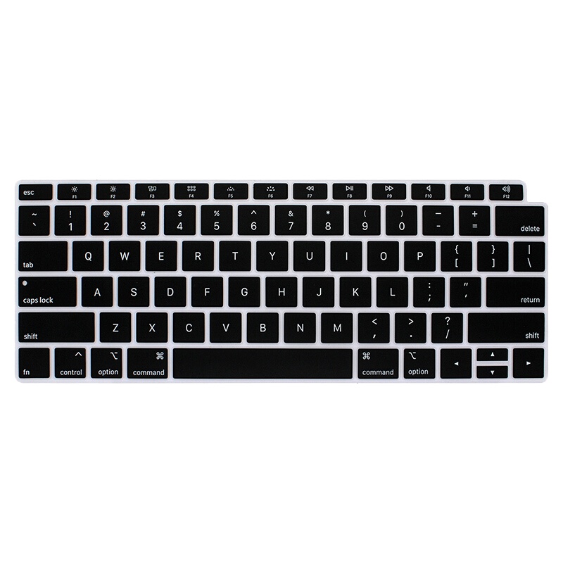 ESCASE MacBook Pro键盘膜苹果笔记本16英寸可水洗适用于新款20新款pro13.3英寸 A2141透黑