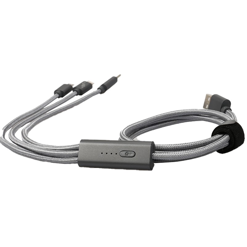 乐默 开瓶器一拖三充电线 LCB-150 TPE+PE+铝合金多功能通用数据线 12cm(单位:条)