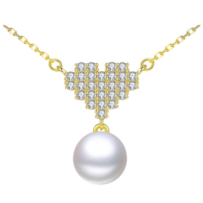 佰色传情(BRIR) 纯银淡水珍珠锁骨链女日韩chic项链短款气质925银简约银项链 BZX265