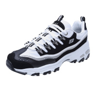 Skechers斯凯奇女鞋D'lites熊猫鞋厚底运动老爹鞋11914-BKW