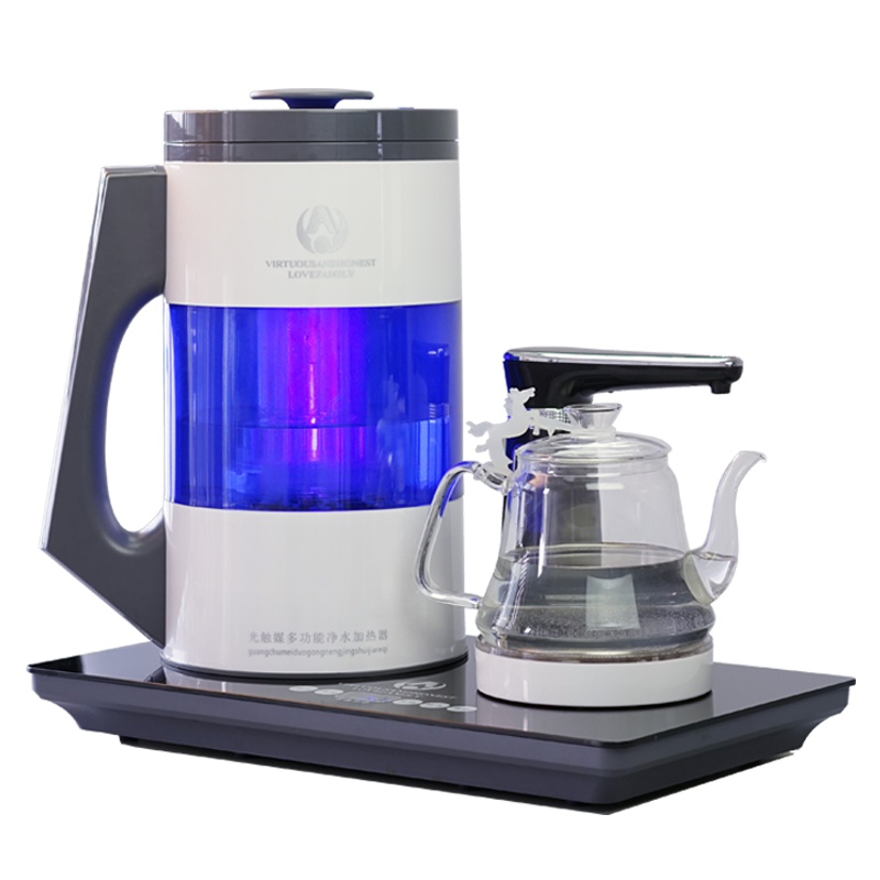 非常搭档(FCDD)爱家净水机 家用饮水机直饮机AJ-08净水器 厨房台上式 加热净水一体机 茶吧机 纯水机 过滤机