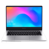 小米(MI)RedmiBook14英寸增强版轻薄本全新十代处理器笔记本电脑(i5-10210U 8G 512GSSD MX250 2G独显)手环疾速解锁 游戏 win10 月光银