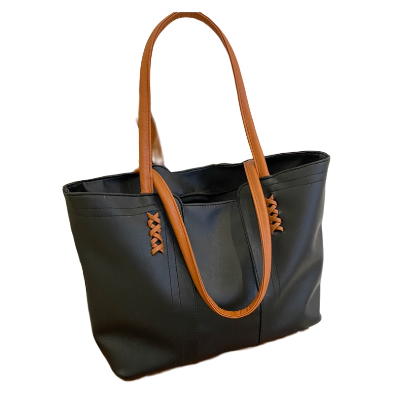 迪嘉乐新款时尚单肩包女休闲大容量包包托特包韩版时尚通勤包