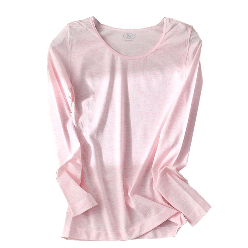 浪莎 塑身美体内衣分体保暖套装 彩纱轻暖衣长袖长裤 收腹提臀舒适透气