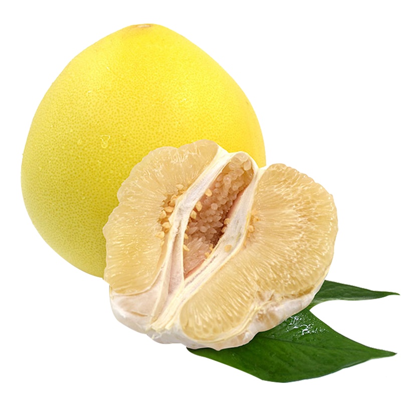 [五个农民]福建平和琯溪白心蜜柚9斤 3-4个装 白心白肉蜜柚当季水果