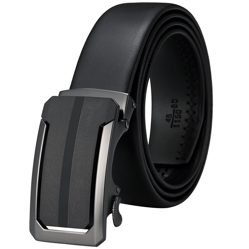 高尔夫GOLF双面牛皮自动扣皮带商务休闲男士腰带潮流时尚裤带礼盒装送礼