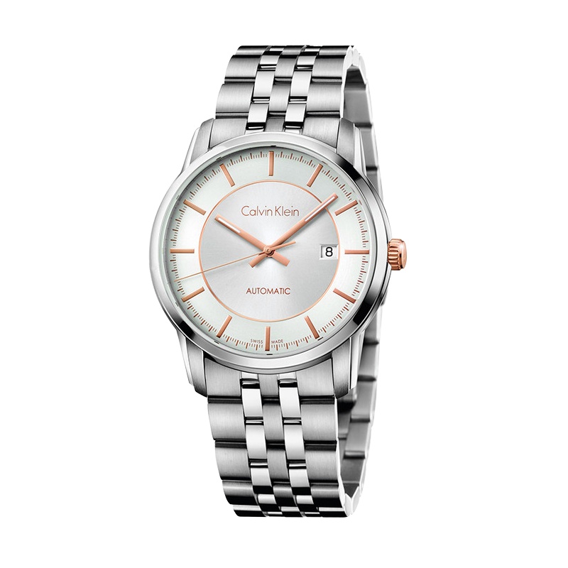 CK手表男士防水自动机械表男表运动时尚商务男款日历表机械表 K5S34B46