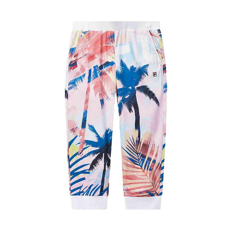 斐乐FILA 女针织七分裤 F11W028617F