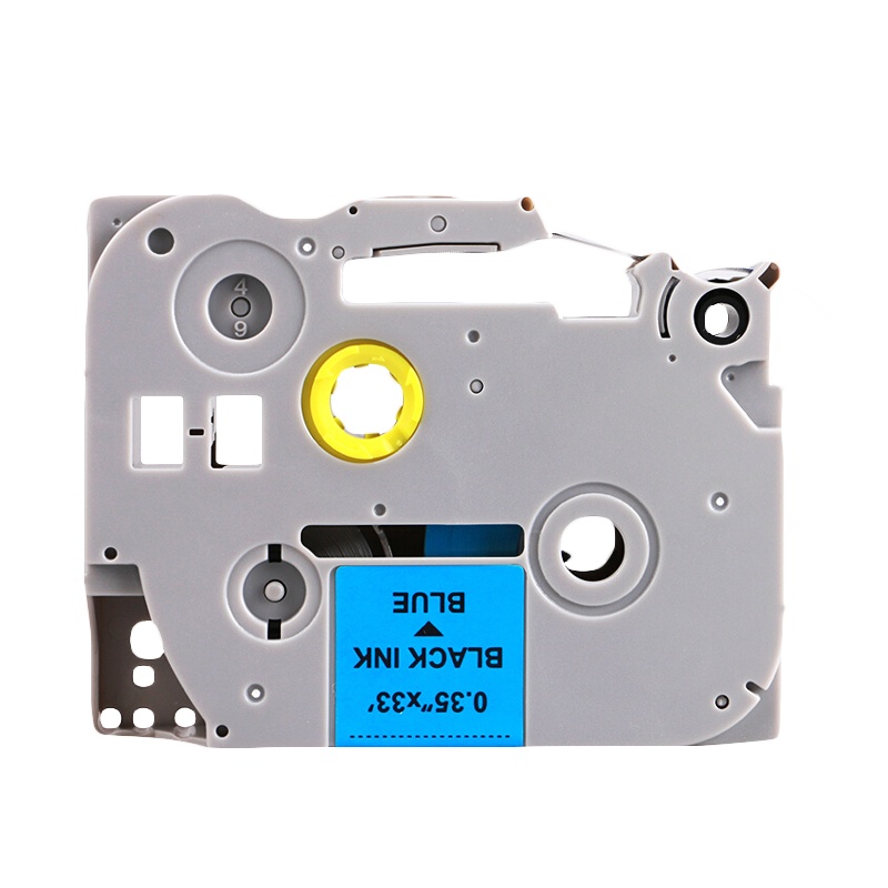 格之格ND-BR TZE-521P 带芯片适用兄弟PT-E115标签打印机色带 9mm*8m 蓝底黑字 单位(件)