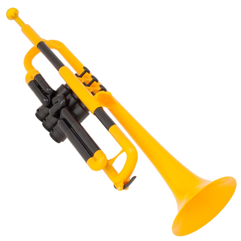 英国新款专业演奏pTrupet皮朋塑料铜管乐器降B调小号初学考级黄色