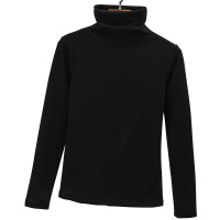 纯棉白色t恤女长袖初秋装2020年新款薄纯色宽松打底衫内搭黑上衣