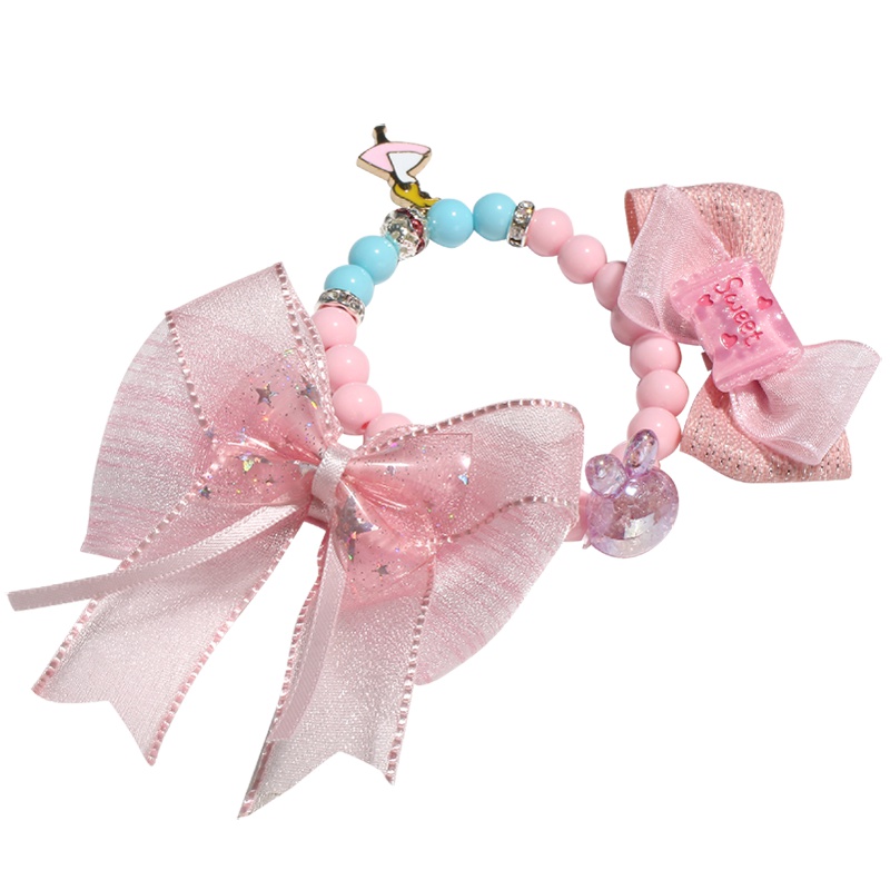 女生日记 手工DIY串珠手链饰品 创意早教趣味女孩玩具 叶罗丽正版授权 颜色随机发货 HK218007