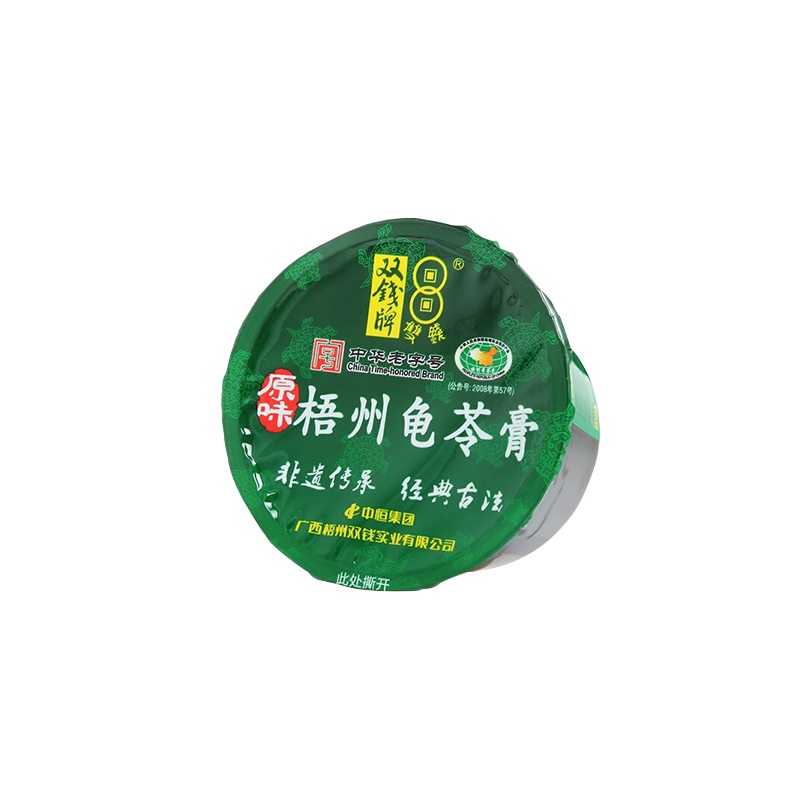 [苏宁配送]双钱牌龟苓膏 中华老字号 双钱 原味 龟苓膏 200g *6个1200g