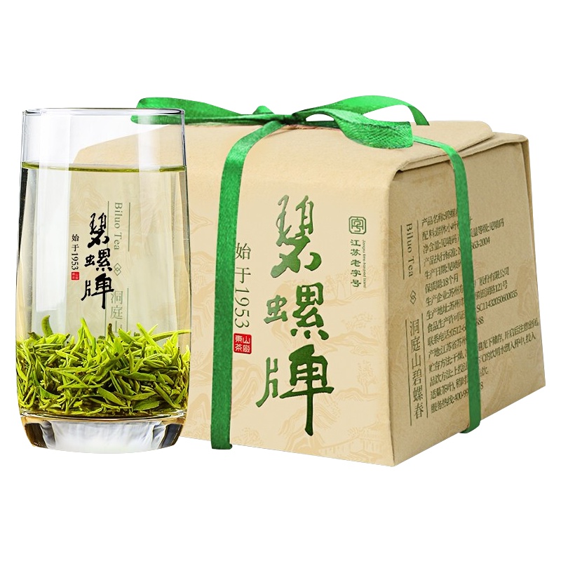 苏宁宜品自营碧螺春茶叶绿茶春茶洞庭苏州东山茶厂明前一级200g