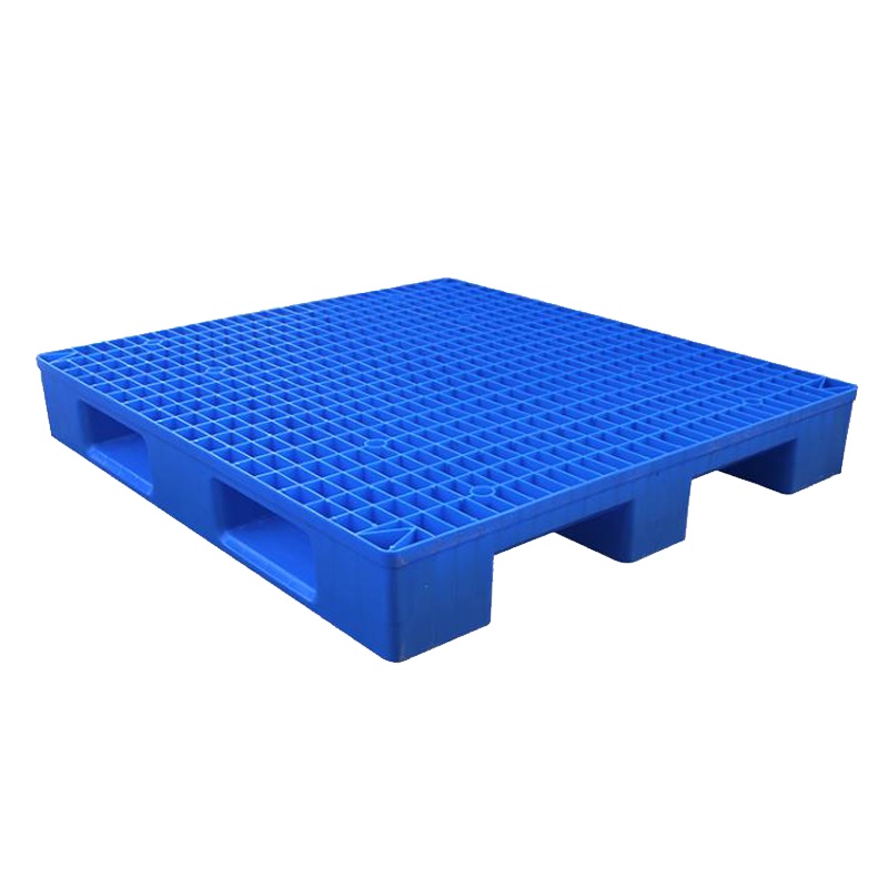 工霸(GONGBA)川字网格塑料托盘 叉车托板货物地台托板防潮栈板垫板 1300*1100*155mm (可加8管)