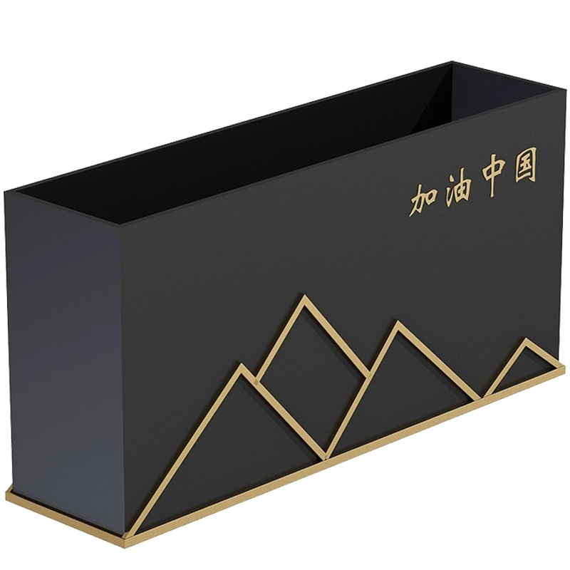 欧宝美户外铁艺花箱室外隔断花坛奶茶店外摆花槽售楼部移动花箱组合定制