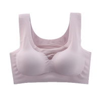 北极绒无痕内衣女小胸聚拢收副乳上托无钢圈运动背心式美背文胸胸罩