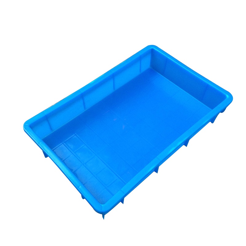 塑料盒 零件盒子长方形塑料箱 蓝色 200*300mm 1个