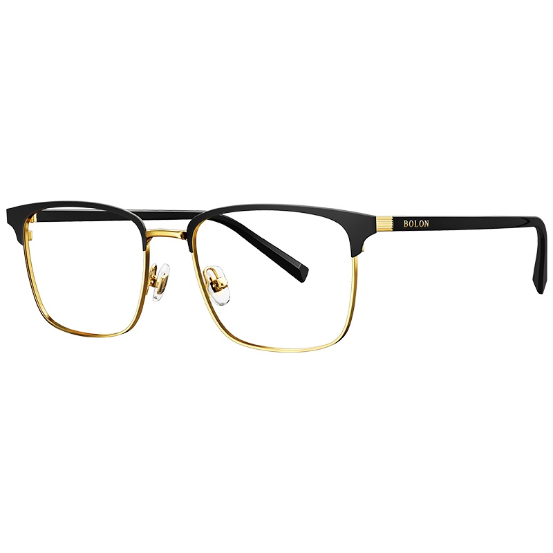 暴龙新款近视眼镜男女款镜框时尚带度数半框眼镜架复古BJ7095