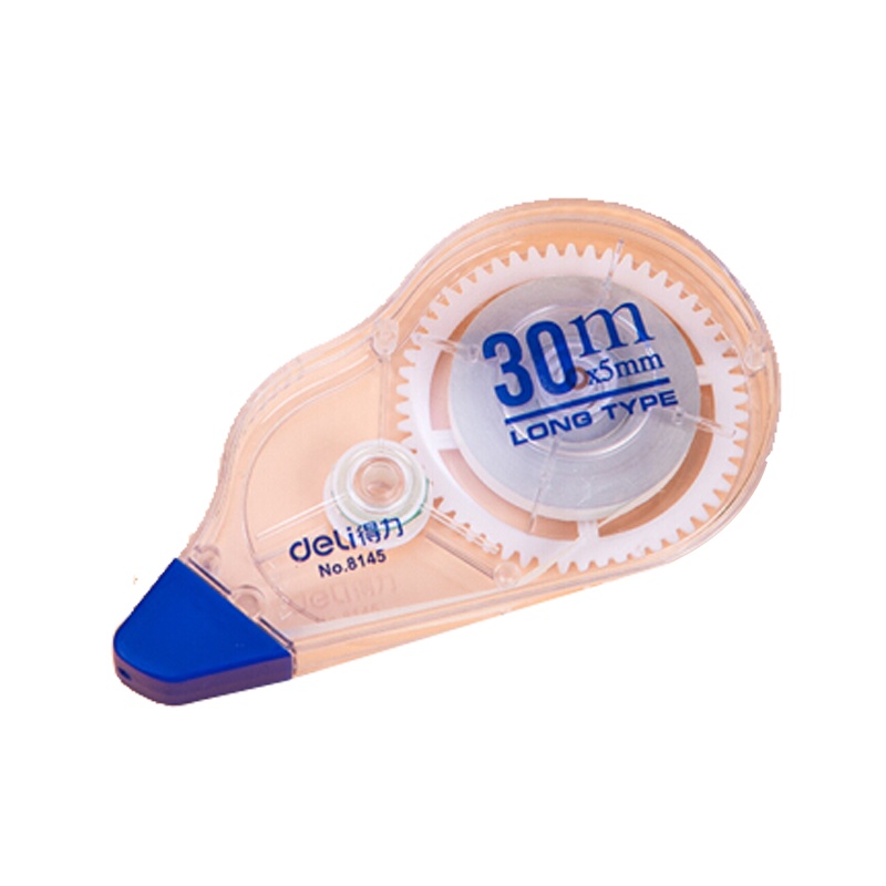 得力 8145 30m加长耐用修正带/改正带/涂改带 30米