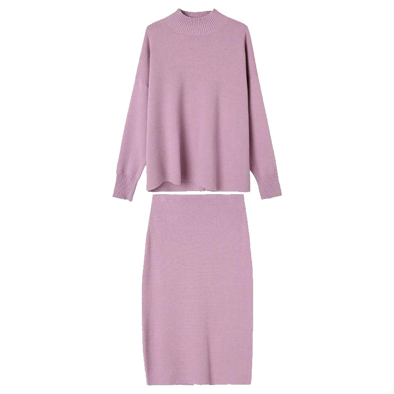【专柜同款】拉贝缇针织衫连衣裙套装冬季女神范赫本风两件套60007385