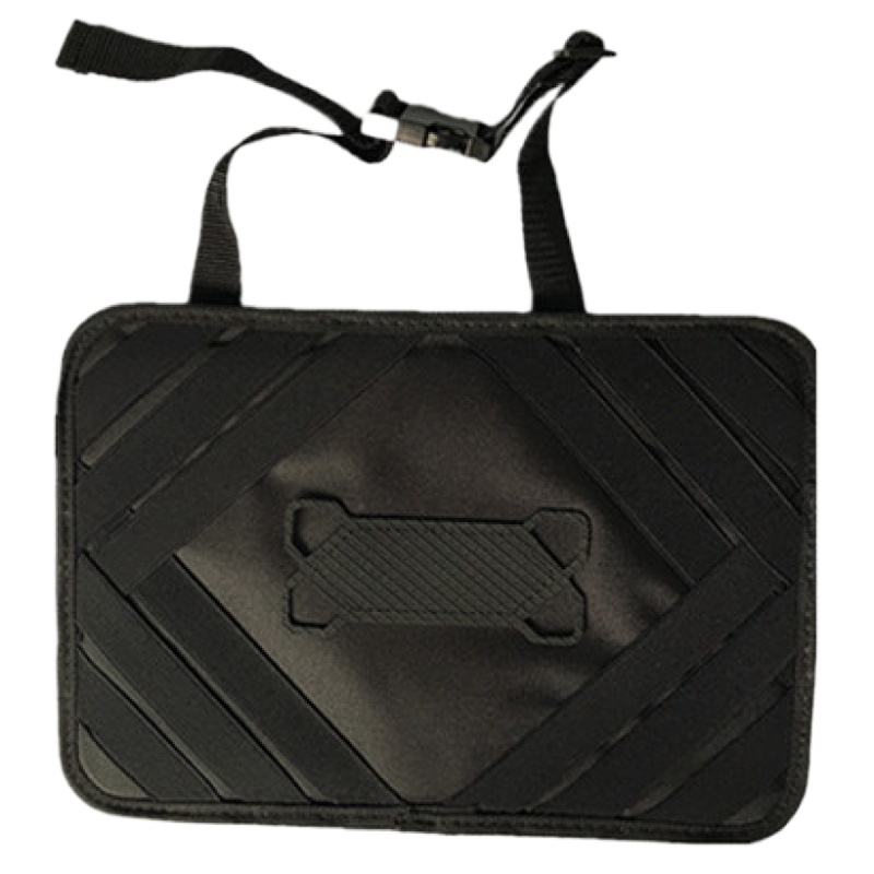 火豹车载后排头枕通用款平板电脑多功能手机支架汽车用后座椅ipd支架 网格防滑版手机座