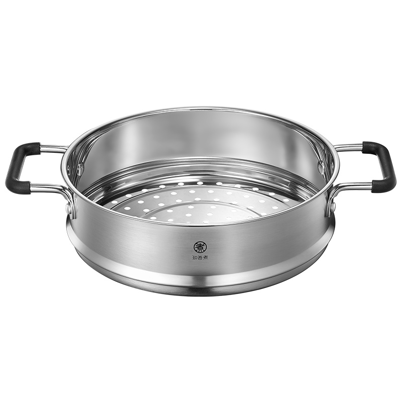 小米生态链知吾煮汤锅配套不锈钢蒸笼蒸格蒸屉知吾煮汤锅炒锅煎锅厨师锅官方正品