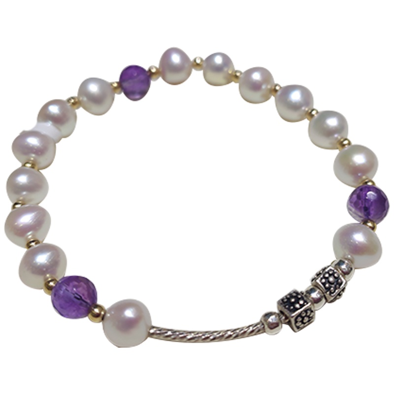 缘香玉天然精品多款多尺寸珍珠手链 配饰天然送妈妈送婆婆送亲人自己佩戴大气时尚