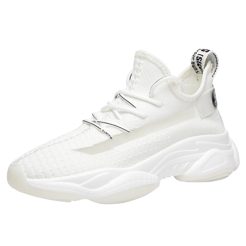 功夫鹿 2020春季飞织透气小白鞋男士潮流运动鞋 休闲鞋新品推荐男鞋