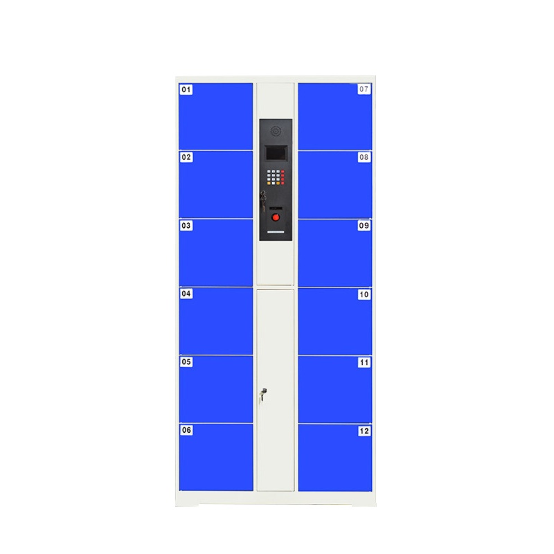 振奥 电子存包柜商场超市单位智能寄存柜储物柜红外条码款12门24门48门