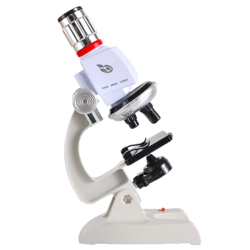 魔法棒儿童显微镜1200倍高倍初中小学生迷你便携生物专业检测科学实验套装玩具礼物高清看螨虫家用