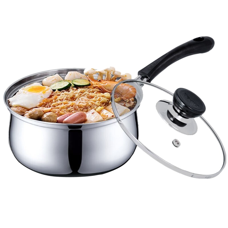 苏泊尔(SUPOR)时尚迷你汤锅奶锅304不锈钢汤奶锅ST16H3 电磁炉燃气灶通用奶锅婴儿宝宝煮粥泡面锅小火锅烹饪锅具