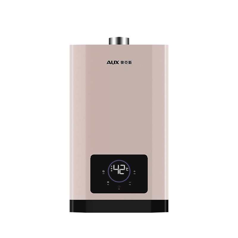 奥克斯(AUX)燃气热水器JSQ25-DA53即热式家用出租13升天然气智能变频恒温强排式速热低压启动