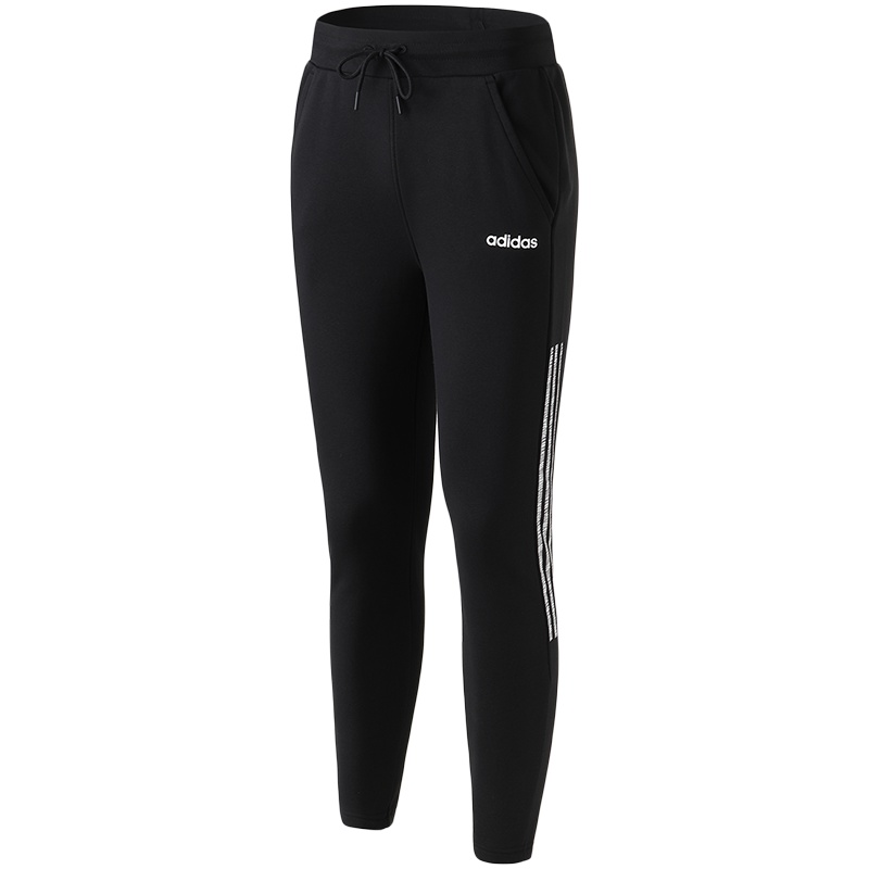 【自营】adidas阿迪达斯NEO男裤休闲裤细绒运动长裤DZ5608 L DZ5608黑色
