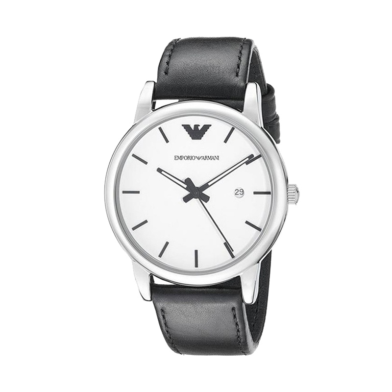 阿玛尼（Emporio Armani) 皮带手表男简约风石英表 男 AR1694