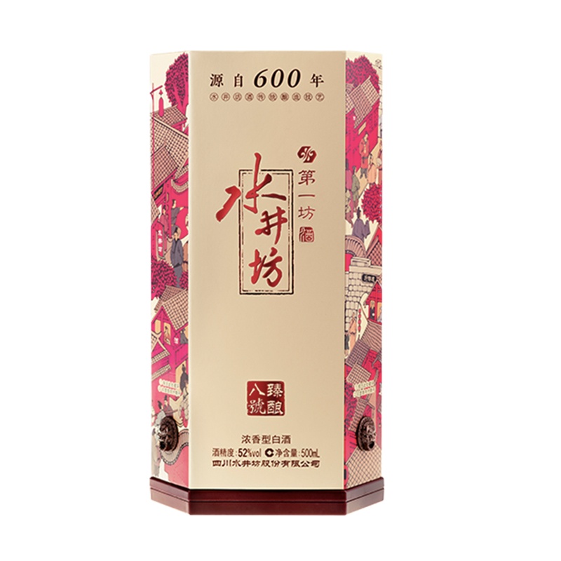 水井坊 高度白酒 浓香型 臻酿八號 42度 500ml/瓶