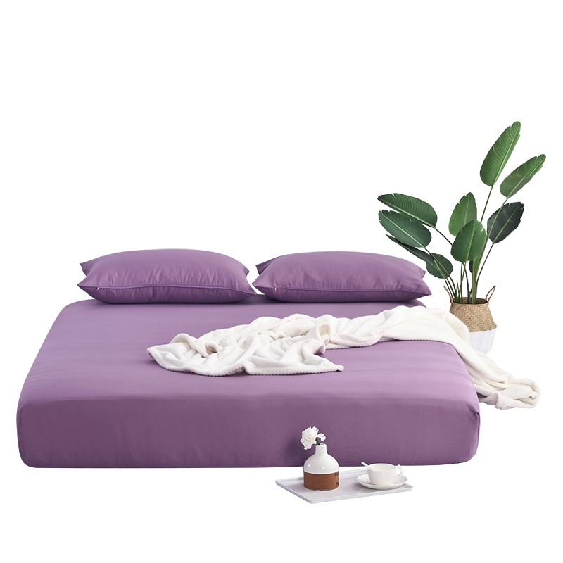 ladysoft御棉堂 四季全棉贡缎防滑床笠120/150/180床垫床上用品床垫床品套/罩床单纯棉床垫套