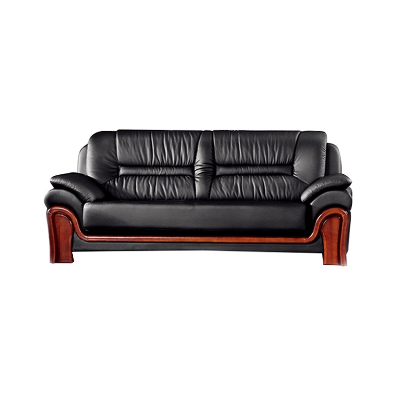 钜晟 办公沙发商务接待沙发西皮三人位 JSSFXP-24