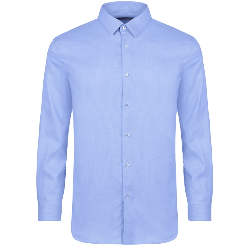 依文秋冬格子衬衫男秋季长袖衬衣 棉桑蚕丝 男士休闲长袖EC770030