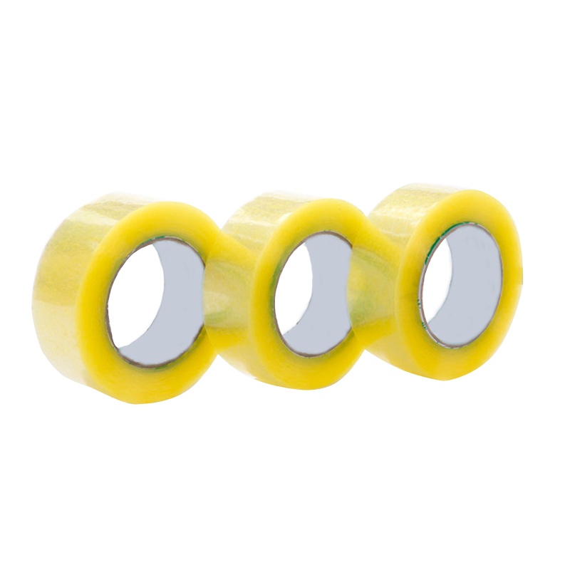 海斯迪克 gnjz-216 工业透明封箱胶带 快递打包宽包装封口透明胶带 (5卷)宽4.5cm 透明黄