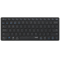 雷柏E9050G 黑色刀锋键盘 单键盘 无线蓝牙 超薄三模键盘(办公键盘 便携键盘) 78键锂电池
