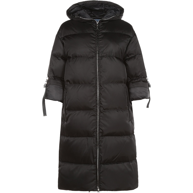 PRADA 普拉达 女士 中长款鹅绒连帽羽绒服外套 291544 1WQ8