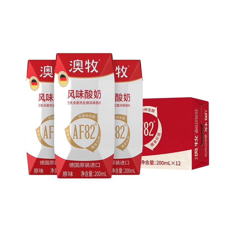 澳牧酸奶200ml*12 澳大利亚原装进口