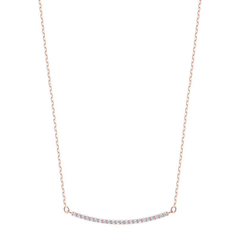 SWAROVSKI施华洛世奇 简约微笑水晶项链