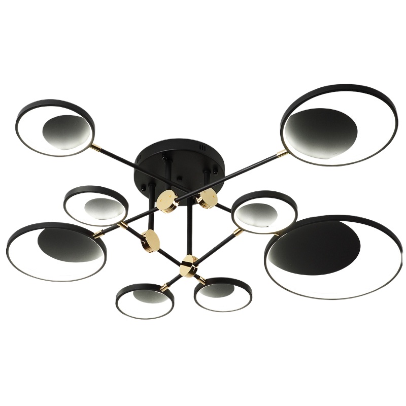 七只蚂蚁简约现代吊灯餐厅灯LED客厅大灯创意北欧轻奢客厅灯大气北欧灯具现代简约极简吸顶灯全屋组合套餐客厅吊灯YC058